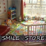 出口歐美-#803◎可調節兒童寶寶圍欄/遊戲/床圍~實木-八片