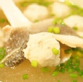 台灣菜系列~虱目魚皮丸湯 個人微波組~一組二入