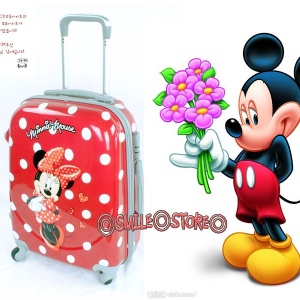 ◎SMILE日雜小舖◎-#145◎DISNEY迪士尼-米妮/米奇24吋登機箱/旅行箱-免運起標=結