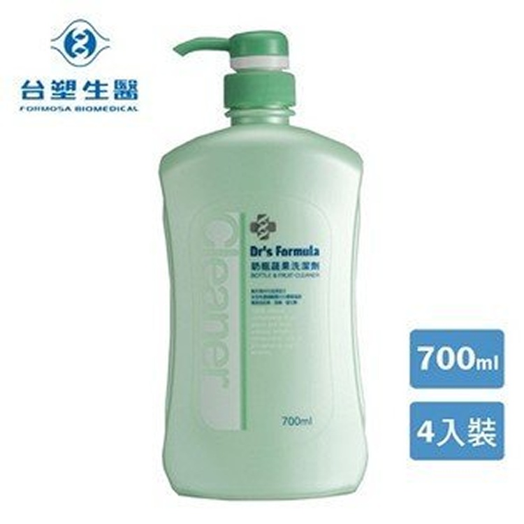 《台塑生醫》Dr's Formula奶瓶蔬果洗潔劑-700ml(4入組)