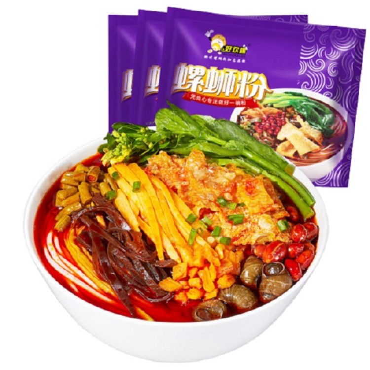 【好歡螺】螺螄粉(柳州/酸辣粉)(黃包/紫包任選)