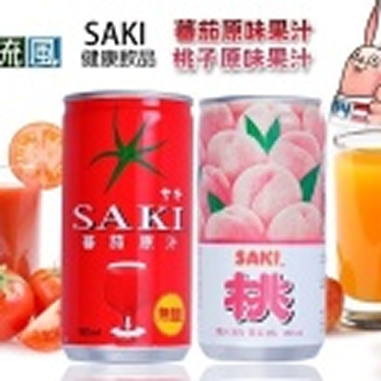 【健康本味】韓國進口 SAKI蕃茄汁/水蜜桃汁 健康、好喝、便宜、攜帶方便!