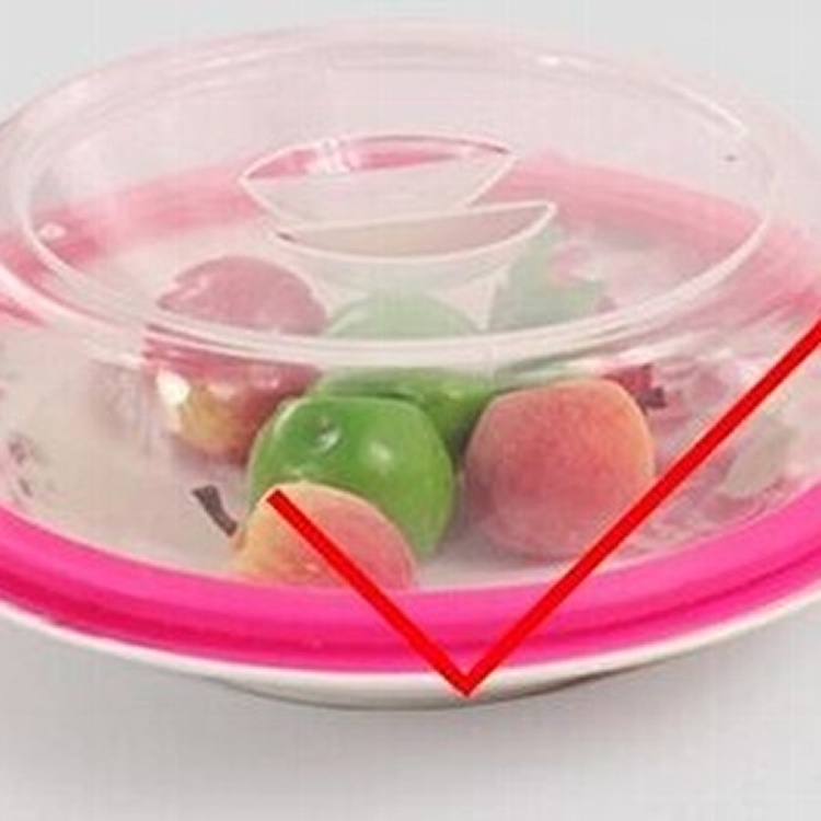 easy PP+矽膠材質微波爐/冰箱保鮮蓋~限量100個