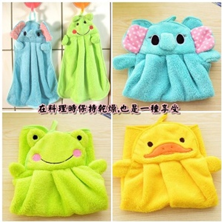 easy 可掛式珊瑚絨擦手巾(藍,綠,黃)-下單備註告知想要的顏色