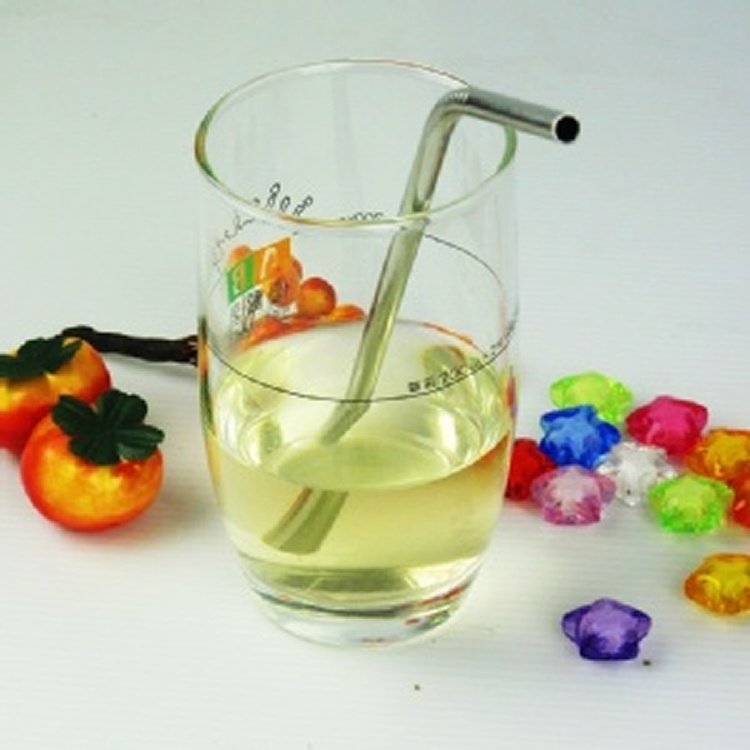 Lohogo 高級304不銹鋼彎曲吸管-1入