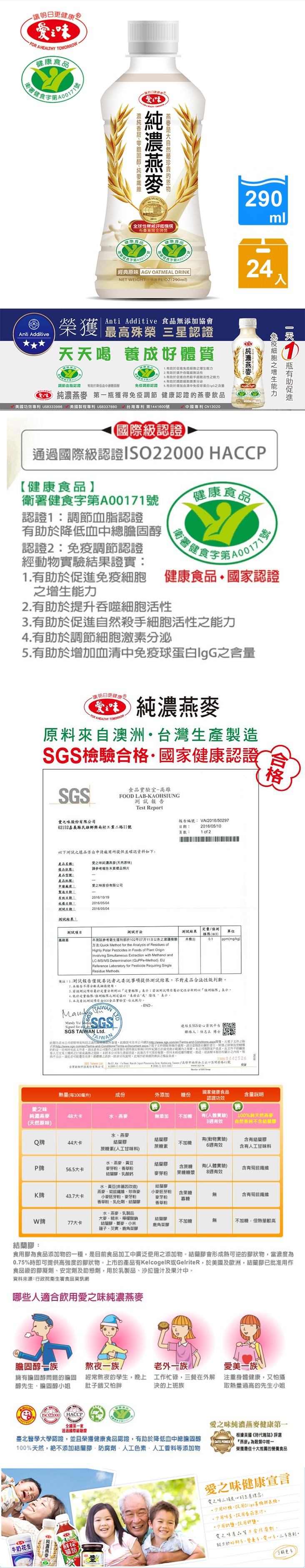 一强明日更健康息,健康食品,衛署健,全球性權威評端機構,布鲁塞国金牌类,健字第A00171シ,健真子見A0017ン,Anti Additive 食品無添加協會,最高殊榮 三星認證,天天喝 養成好體質,有助於促進免疫細胞之增生能力,2.有助於提升春 胎