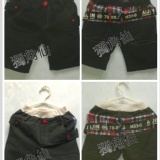 022633格紋休閒褲 (深/咖)