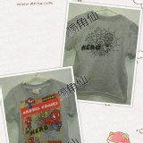 031112灰色蜘蛛人圓領T