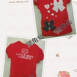 031113雙蝴蝶結圓領T