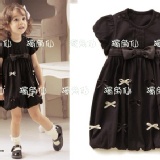 031126優雅蝴蝶結娃娃連身裙