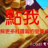 ♥itoast♥ 紅蘿蔔厚片 (無抹醬) 單片包裝