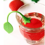 鏤空矽膠 仿真水果草莓 泡茶器 茶葉過濾器 茶匙 ＊預購　全店開幕特價促銷中