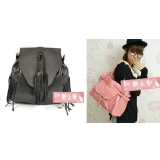 W-012皮帶扣多口袋包and流蘇pu包