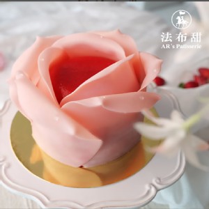 免運!【法布甜】頂級玫瑰花蛋糕850g 8吋、850g/入