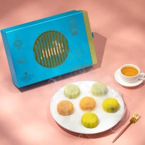 【台北遠東香格里拉】冰皮月餅禮盒6入禮盒(附提袋)