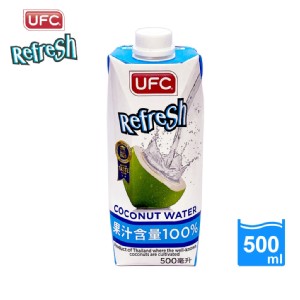 免運!【UFC】24瓶 泰國椰子水500ml 500ml/瓶