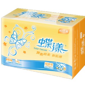 【蝶漾】抽取式衛生紙(100抽x24包x3袋/箱)