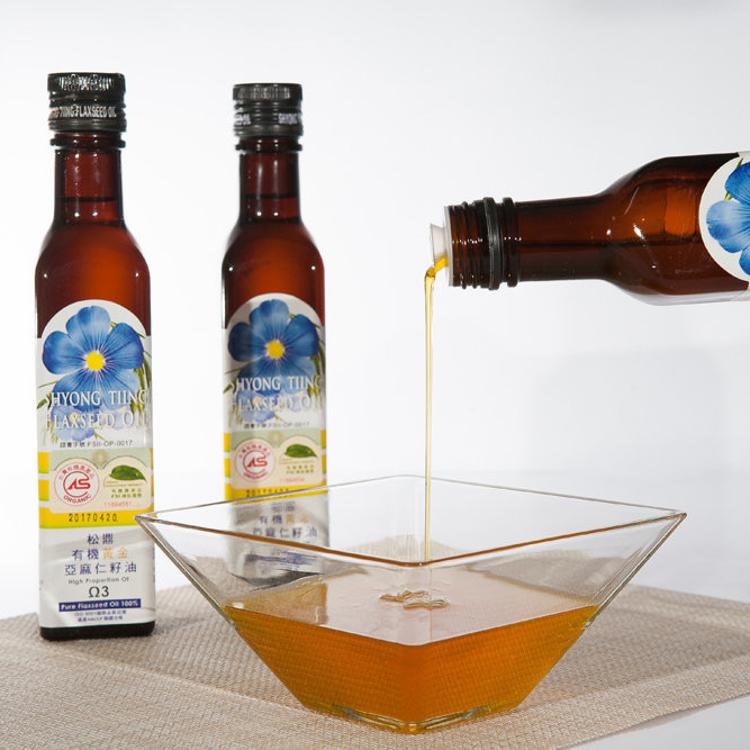 【松鼎】有機黃金亞麻仁籽油(250ml/瓶)
