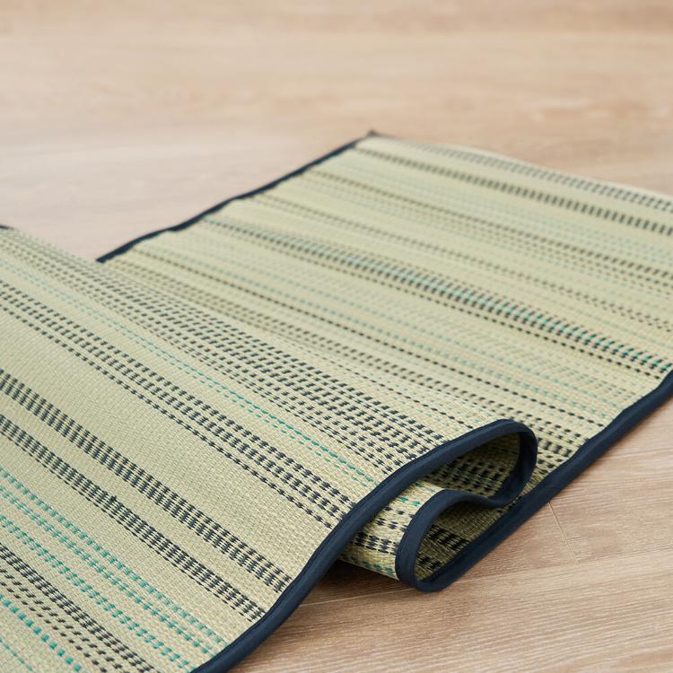 【沐眠居家】南風 天然藺草透氣坐墊-3人座墊(50x150cm) 沙發墊/椅墊/辦公坐墊