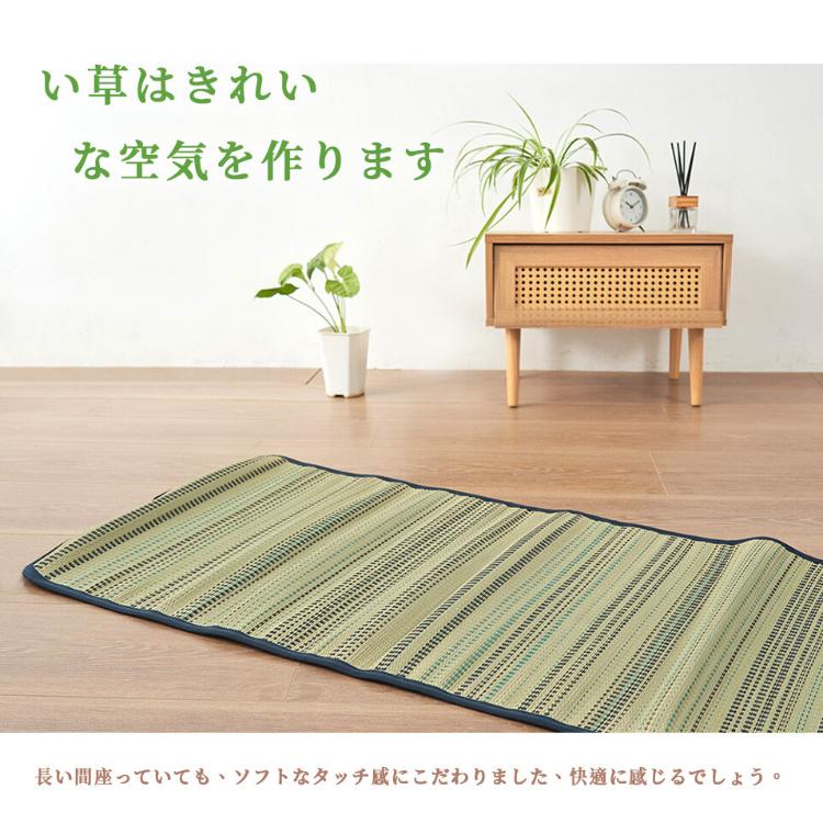 【沐眠居家】南風 天然藺草透氣坐墊-3人座墊(50x150cm) 沙發墊/椅墊/辦公坐墊