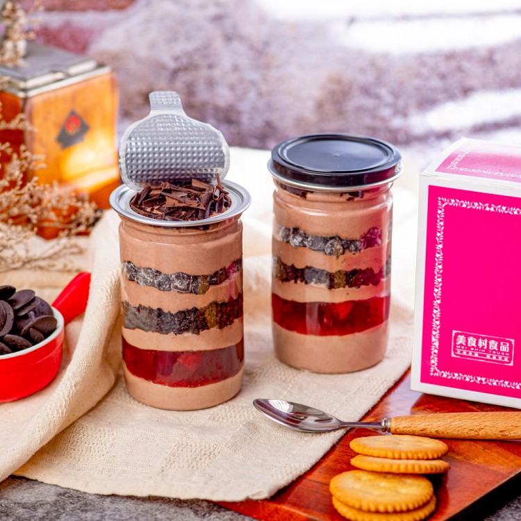 【彰化美食村】易開罐蛋糕(黑鑽石巧克力櫻桃/草莓白玉牛奶/大甲芋頭麻糬草莓)(任選)