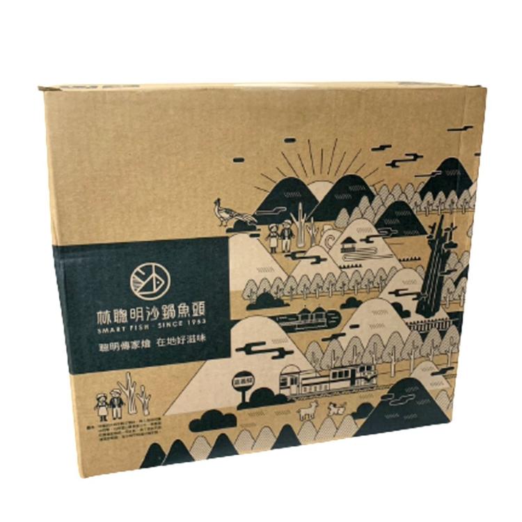 【嘉義林聰明】經典沙鍋魚肉3件組禮盒(宅配密封包裝)(附禮盒)