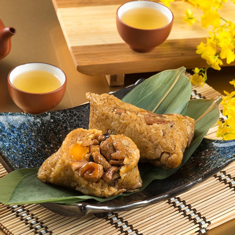 【台北遠東香格里拉】招牌熱銷6入組(五福粽3入+紫米奶黃粽3入)(任選1/2/3組)