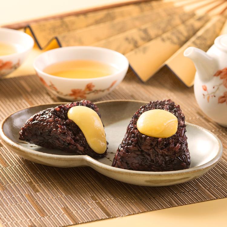 【台北遠東香格里拉】招牌熱銷6入組(五福粽3入+紫米奶黃粽3入)(任選1/2/3組)