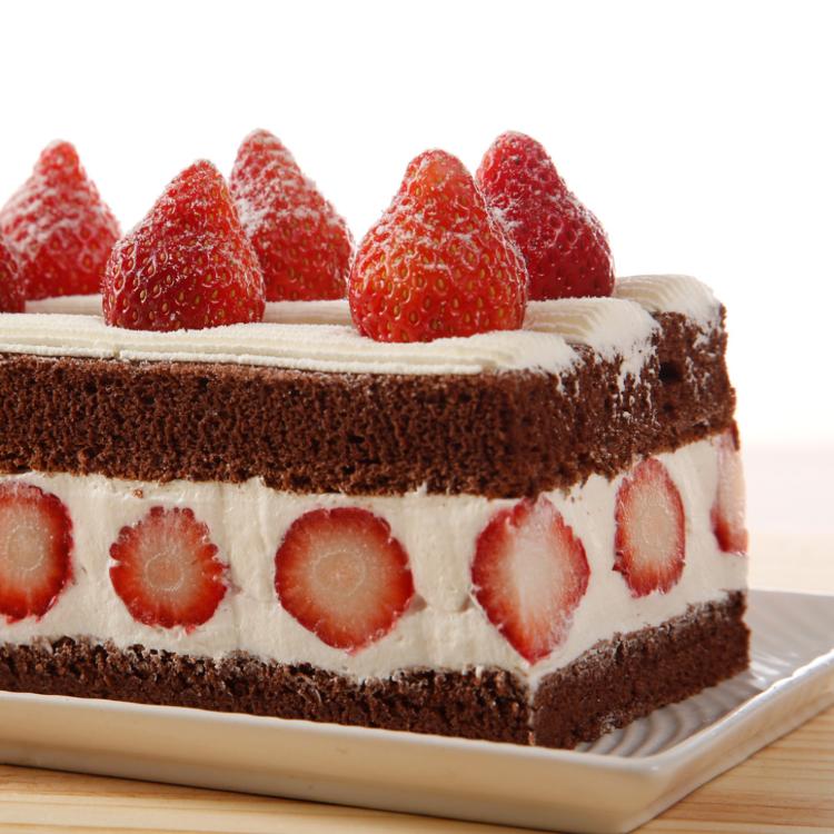 【基隆連珍】草莓蛋糕任選雙享組(草莓巧克力蛋糕 草莓戚風蛋糕)