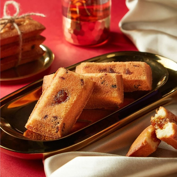 [起士公爵] 黃金萬兩-金磚費雪禮盒5入/盒(任選鳳梨/草莓)(任選1/2/4盒)