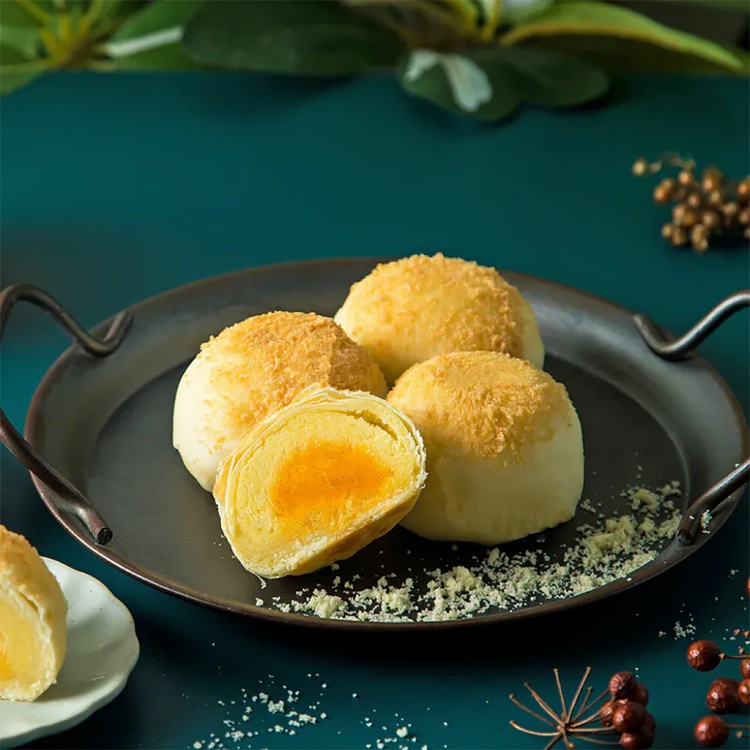 【振頤軒】小月餅6入禮盒(琉金酥+芋泥蛋黃酥)(任選1/2/5盒)