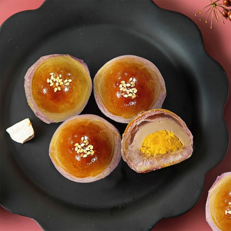 【振頤軒】小月餅6入禮盒(琉金酥+芋泥蛋黃酥)(任選1/2/5盒)