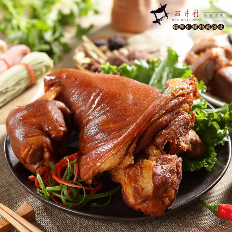 【西井村蜂蜜滷味】 閏月限定-添福壽豬腳禮盒(任選1/2盒)