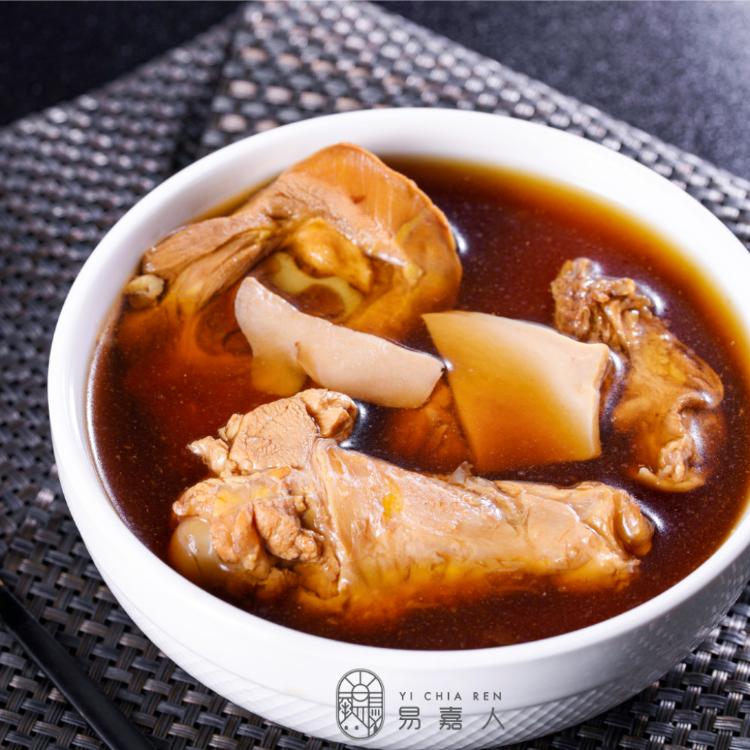 【易嘉人】金門黑蒜頭土雞腿湯-兩人份(2/4包組)