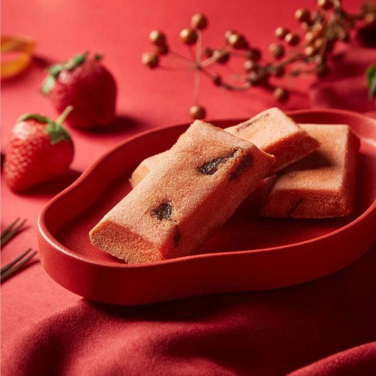 [起士公爵] 黃金萬兩-金磚費雪禮盒5入/盒(任選鳳梨/草莓)(任選1/2/4盒)