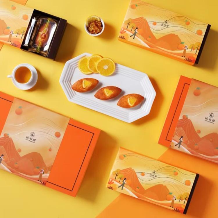 【法布甜】大吉大利橘子蛋糕5入禮盒(任選3/6/9盒)