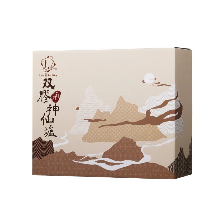 (即期品)【蕾味】犇月雙膠神仙爐 (膠原蛋白頂級食材牛肉鍋) 洪曉蕾傾情推薦