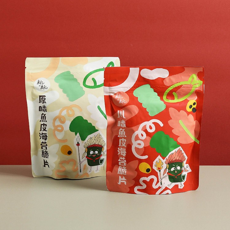 【魚乾的魚乾】原味/川味 魚皮海苔脆片