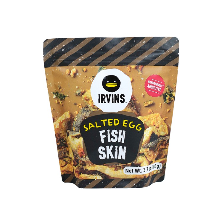 【IRVINS】新加坡鹹蛋黃魚皮105g/包