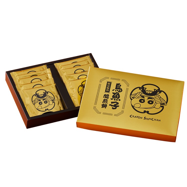 【蠟筆小新】烏魚子脆煎餅禮盒(附專屬提袋)