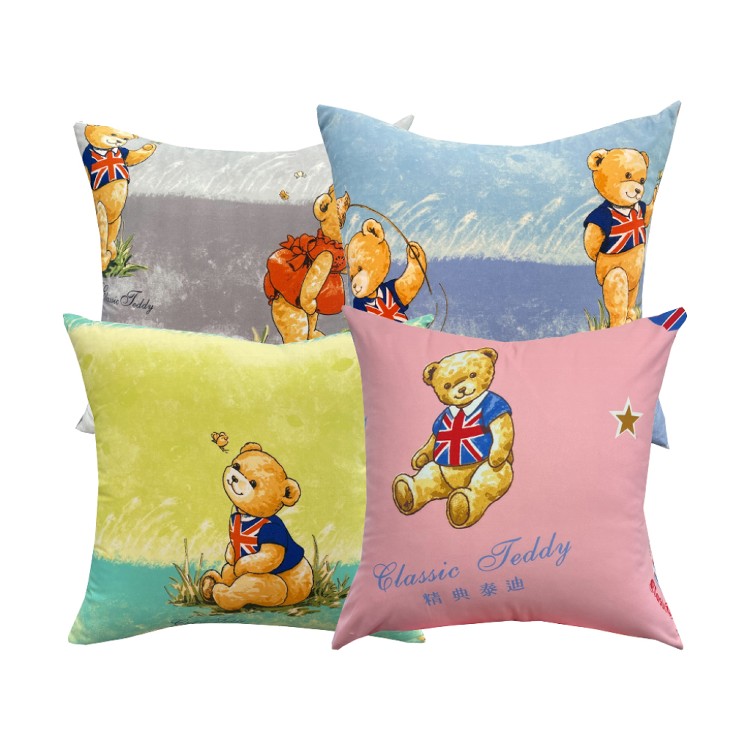 【Mexsmon 美思夢】帆船抱枕/可愛動物抱枕/牡丹風情抱枕/泰迪熊抱枕