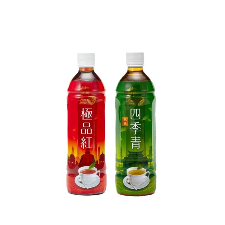 【波蜜】靠茶系列 四季青茶/極品紅茶 580mlx24入/箱
