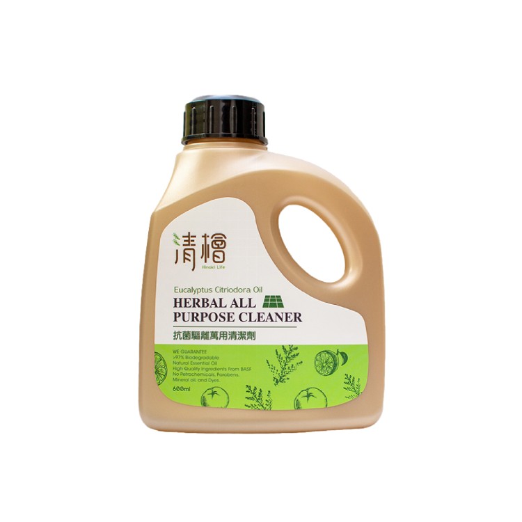 【清檜Hinoki Life】抗菌驅離萬用清潔劑 600ml/瓶