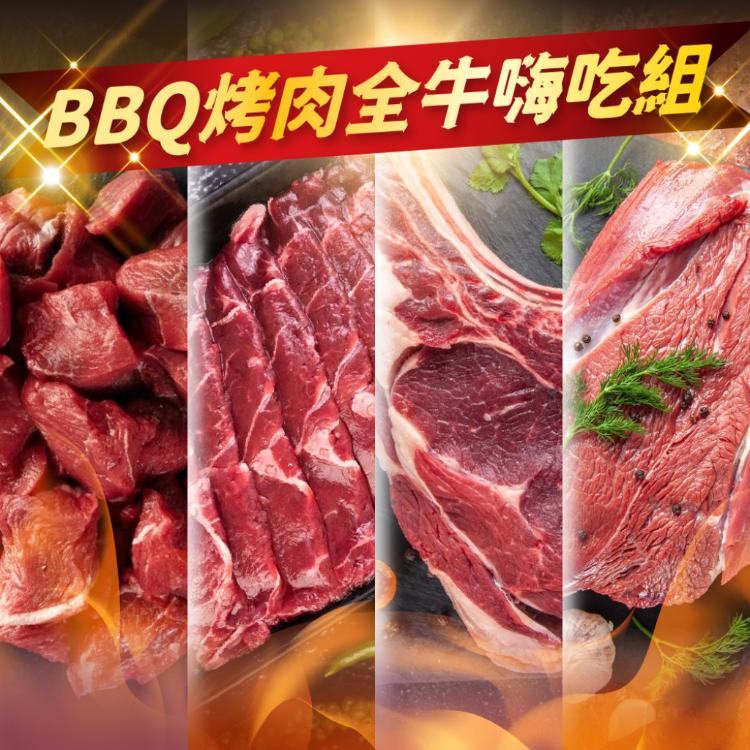 【家購網嚴選】BBQ烤肉全牛嗨吃組