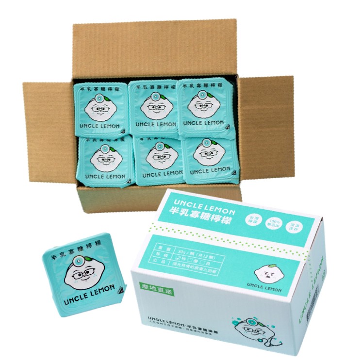 【檸檬大叔】半乳寡糖檸檬膠囊12顆/盒