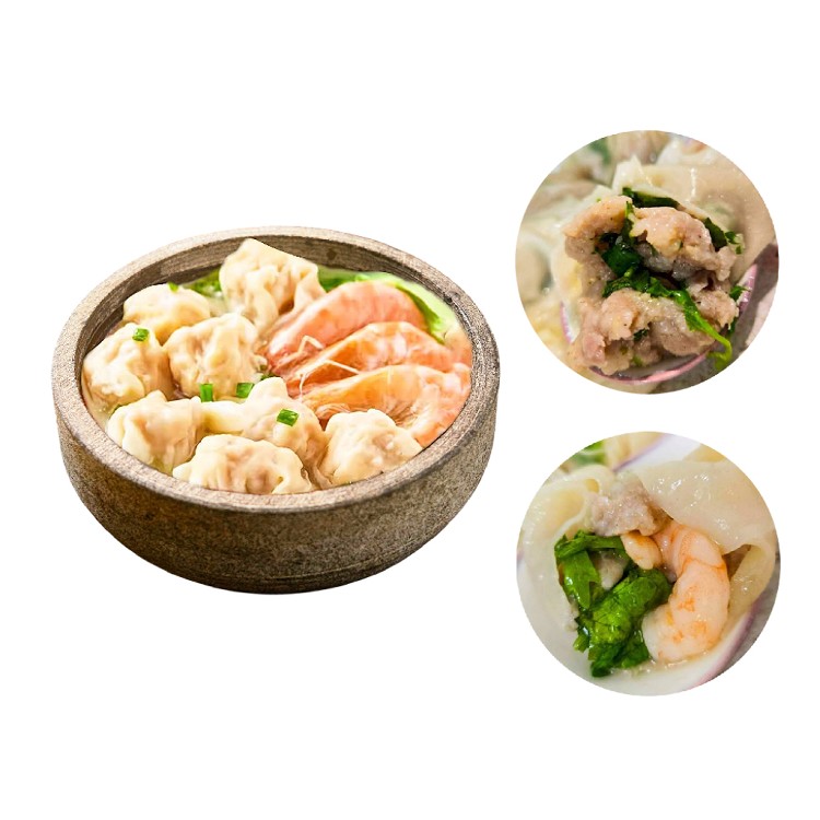 【鹿港圓環頂】香菜豬肉餛飩/香菜無毒鮮蝦餛飩