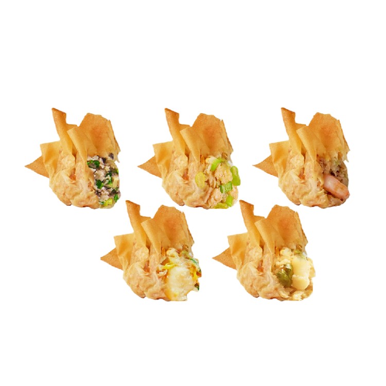 【鹿港圓環頂】招牌腐皮千張餃-原味/三星蔥/無毒蝦/干貝/花枝