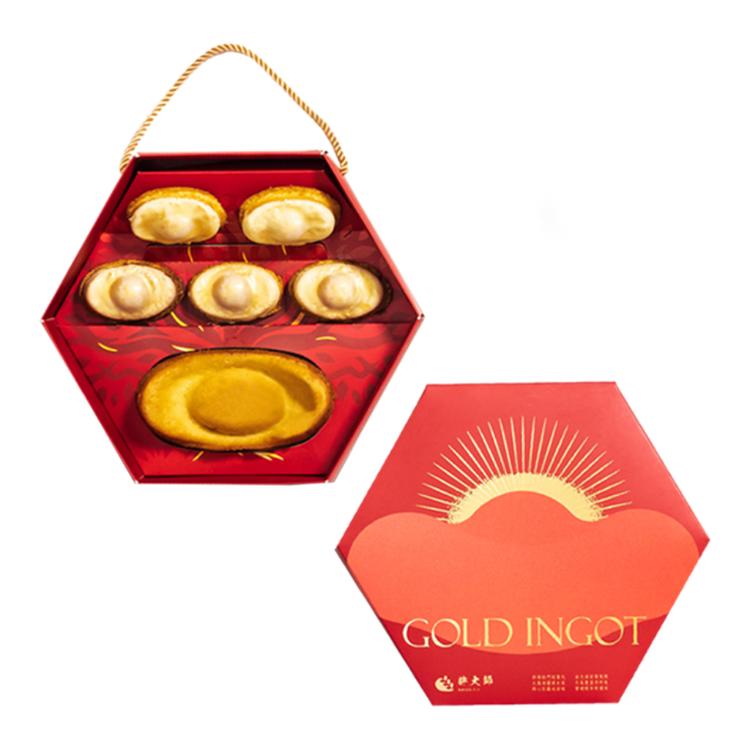 【胖大師】金光聚寶盒(巧元寶蛋糕5入+元寶蛋糕1入)