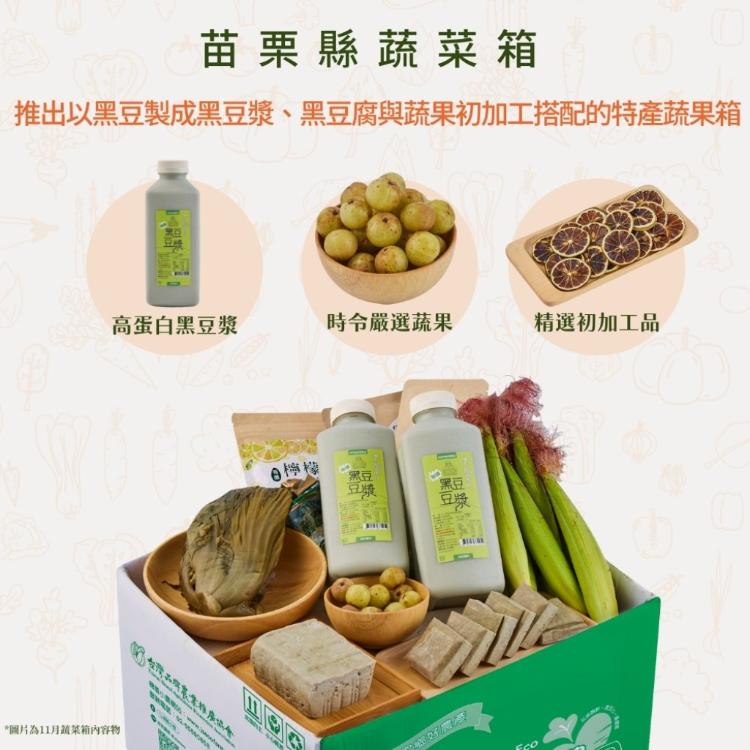 【機善小農_蔬菜箱】苗栗縣_家庭號箱8件(有機友善/產地鮮採直送/支持家鄉好農產)