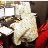 兔子點點披肩／毛毯／袖毯／斗篷／冷氣毯 限期特價～衝20條以上，再送主購者一條